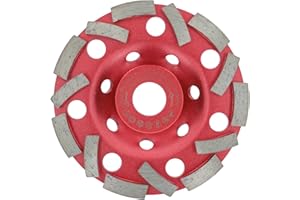 PRODIAMANT Diamentowa tarcza szlifierska Ø 125 mm Extra Speed Turbo | tarcza szlifierska do betonu, kamienia naturalnego, kleju do płytek, granitu i muru, mocowanie 22,2 mm, dwurzędowa, profesjonalna