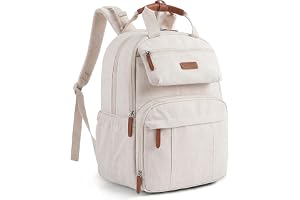 mommore Stor expanderbar skötväska för 2 barn/tvillingar, slitstark babyväska med blöjmadrass, vattentät reseryggsäck för mamma och pappa, Beige., 29 x 22 x 41.5 cm