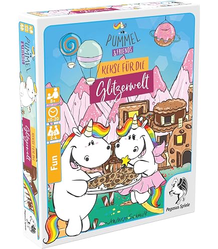 Pegasus Spiele Pummeleinhorn – Der Kekfe Marathon, Brettspiel Für 2–5 Spieler, Ab 6 Jahren