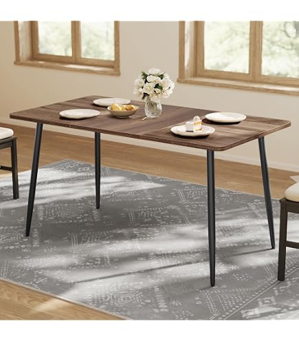 Table De Salle à Manger / Cuisine En Pin Massif Laqué Blanc Miel – 70 X 90 Cm | Meuble Solide & Écologique Fait Main