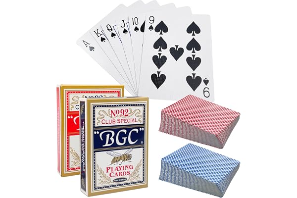 Dunkwckore 2 Poker Spelkortlekar, Består av 55 kort i kartong en röd en blå kortlek professionella spel, Poker Texas Holdem P