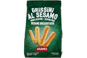 Farmo Grissini al Sesamo - 5 pezzi da 200 g, Senza glutine