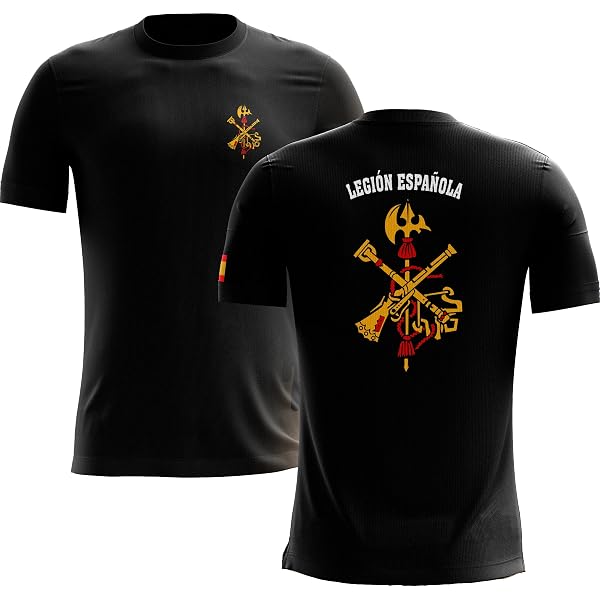 Maglietta Esercito Spagnolo 4people: Verde Militare In Cotone 100%, Taglie Uomo S-XXL