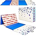 BalanceFrom All Purpose 4'x10'x2" Extra Thick High Density Anti Tear Gymnastics Gym Folding Exercise Aerobics Mats, Multiple Colors