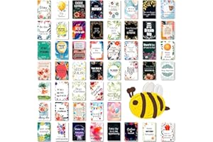 GHKJOK 50 Unique Appreciation Cards – Employee Recognition & Wellbeing, Encouragement Notes for Coworkers, Teachers & Boss – Smooth-Coated Paper – Thoughtful Gifts for Her