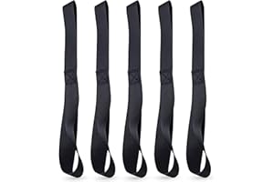 TK GRUPPE TIMO KLINGLER 5 trabillas de amarre – trabillas dobles de 30 cm para fijación en el transporte de motocicletas y cargas