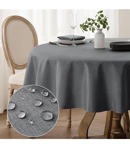 Sous-Nappe MadeInNature Blanc - Protection Table 2.2mm - PVC Écologique - Antidérapant - Lavable Machine