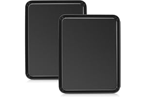 Joyfair 2 teglie antiaderente in acciaio inox (2, 40 x 30 x 2,5 cm)