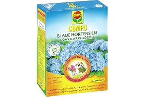 COMPO Blue Hortensia – blå färg med aluminium, järn och spårnäringsämnen för heltal blå hortensior, 800 g