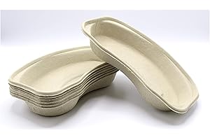 20 – 250 Einweg Nierenschalen/flüssigkeitsdichte Pappe Schalen / 25cm x 15cm (Höhe 4,5cm) Recyclingqualität/im ConsuMed Produktbundle (20)