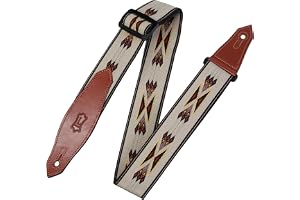 Levy's MSSN80-TAN 2" polypropylen jacquardväv Navajo gitarrremmar –