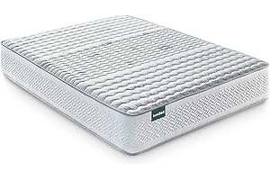 beloBed Colchón 135x190 cm Altura 28 cm con Viscolastica Alto Confort. Firmeza Media. Multicapa Transpirable. Nucleo de Espuma HR. Doble Cara. Reversible Invierno Verano AirLuxe