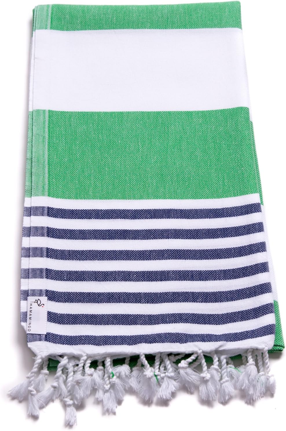 Hamamingo Nautical Beach Towels in 28 Colours + Free Travel Bag | Light, Compact, Absorbent, Quick drying, Sand-Free, Versatile, Oeko-Tex Certified, Extra Large 100 x 180 cm | Travel Towel, Beach Towel, Turkish Towel, Hammam Towel, XL Towel