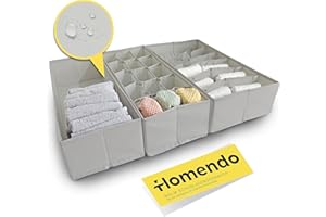 HOMENDO® Organizer für IKEA MALM Kommode – optimierte Fächer, abwaschbar, biologisch abbaubarer Premiumstoff – atmungsaktiv, passgenau und hygienisch