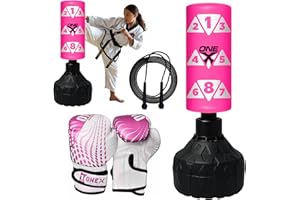 ONEX Free standing punch bag stand, Heavy Duty junior pedestal boxing bag 3.5ft dummy freestanding punching bag for kickboxing, MMA Martial Arts Training kids Fitness Equipment Boys & Girls