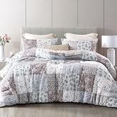 Whale Flotilla Reversible Duvet 220 x 230 cm, 3 Pieces, 4 Seasons | Lightweight Duvet with 2 Pillowcases 50 x 75 cm, Breathab