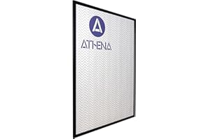 Athena Black Woodgrain Thin Premium Wood Picture Frame 30" x 20" - 30 x 20 Frame - Photo Frame - 30x20 Frame Black with Clear Styrene Sheet & Wall Mounted Hook – 20 x 30 Inches
