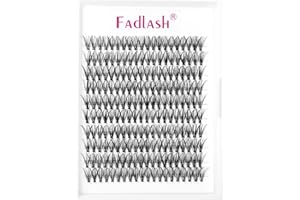 FADLASH Rzęsy pojedyncze klastry do przedłużania rzęs 30D 0.07 C Curl Mix 8-16mm Individual Cluster Sztuczne rzęsy Klastry dla początkujących