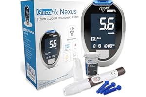 GlucoRx Nexus Blood Glucose Monitoring System Kit (Eligible for VAT relief in the UK)