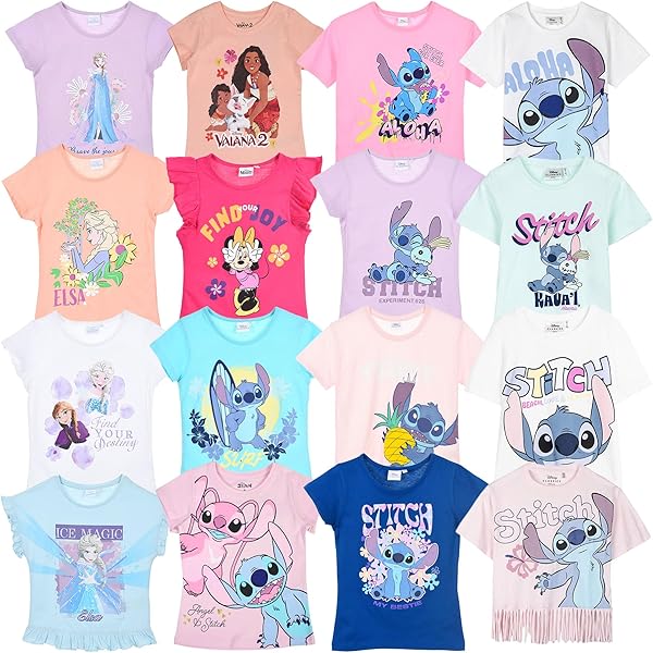 CERDÁ LIFE'S LITTLE MOMENTS - Maglietta a Maniche Corte Estiva per Ragazza con Le Raffigurazioni di Minnie Mouse| Maglia Realizzata al 100% in Cotone - Licenza Ufficiale Disney