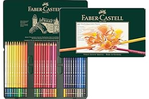 Faber-Castell 110060 Crayon de couleur Polychromos boîte métal de 60 pièces Multicolor