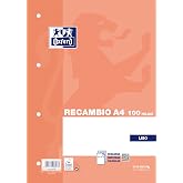Oxford 100430209 Refills (100 Sheets A4)