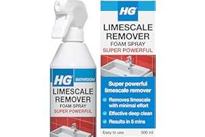 HG Limescale Remover Foam Spray Super Powerful, Bathroom & Kitchen Cleaner – 500ml