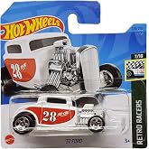 Hot Wheels - &acute;32 Ford - Retro Racers 7/10 - HKH04 - Short Card - SoCal - Beyaz - Mattel 2023