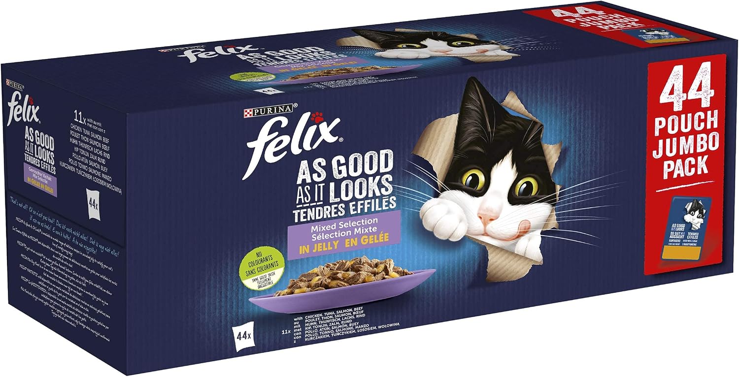 Avis d'Expert & Test Approfondi : Felix Fantastic comida h meda gato 44x85 g (Sélection)