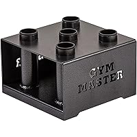 GYM MASTER 5 Bar Olympic Barbell Vertical Floor Stand Storage Rack ...