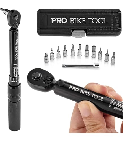Topeak E-Torqbar 1-10Nm, A Lightweight Portable Digital Torque Wrench With Led Indicators Includes Hex Torx Bits Black