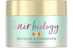 ‎HAIR BIOLOGY Hair Biology Haarmaske, Meno Balance Revitalize & Strengthen, 160ml, für dünner werdendes Haar, Menopause, Wechseljahre, Haarpflege
