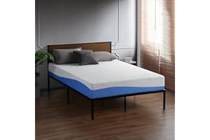 Olee Sleep Aquarius materac z pianki memory 25,40 cm, niebieski, Twin XL