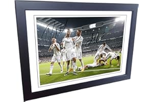 KITBAGS & LOCKERS 12 x 8 A4 firmato cristiano Ronaldo Sergio Ramos Real Madrid autografato foto fotografia immagine