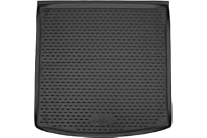 ‎WALSER WALSER XTR Kofferraumwanne für Skoda Kodiaq 10/2016-2023, oberer Ladeboden, 100% passgenaue Antirutschmatte Auto, Gummimatte Auto, Kofferraum Schutzmatte, Auto Gummimatten