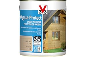 V33 Protector Decorativo De La Madera Agua Protect Mate Incoloro 0,75L
