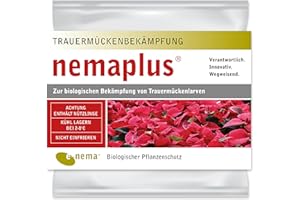 e-nema Nematoden gegen Trauermücken | 3 Mio. für 6 m² oder bis zu 30 Pflanzen | nemaplus