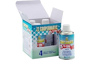 ROC IMPORT Coopermatic - Paquete de 4 recambios de insecticida