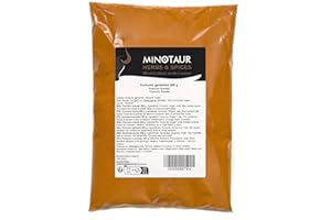 Minotaur Spices | Curcuma macinata | Curcuma in polvere delicata | 2 x 500g (1Kg)