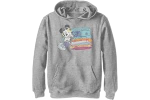 FIFTH SUN Kids' Disney Classic Mickey Tapes Youth sweter z kapturem, Athletic Heather, rozmiar M, Athletic Heather, M