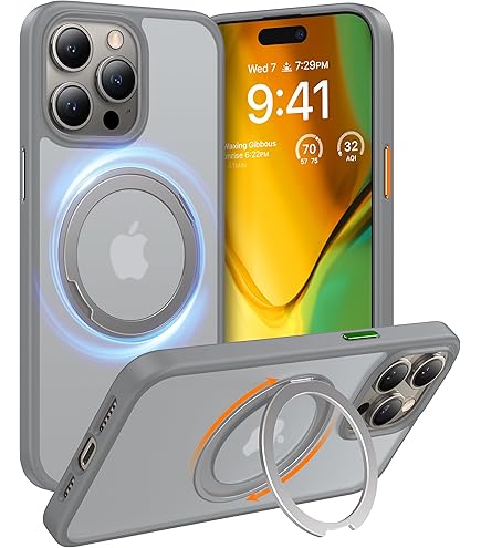 TORRAS Magnetic UPRO Ostand Matte Series Case For IPhone 15 Pro/15 Pro