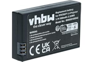 vhbw Batterie Compatible avec Parrot Jumping Race Tuk-Tuk, Mambo, Swing Drone (600mAh, 3,7V, Li-polymère)