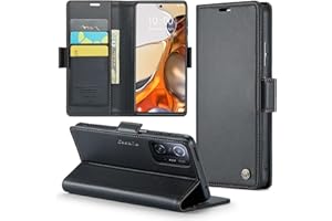 Phernykas Handyhülle für Xiaomi 11T Pro Hülle Leder,Magnetische Klapphülle mit kartenfach und Standfunktion Smartphone Schutzhülle Lederhülle Xiaomi 11T Flip Book Case (Schwarz)