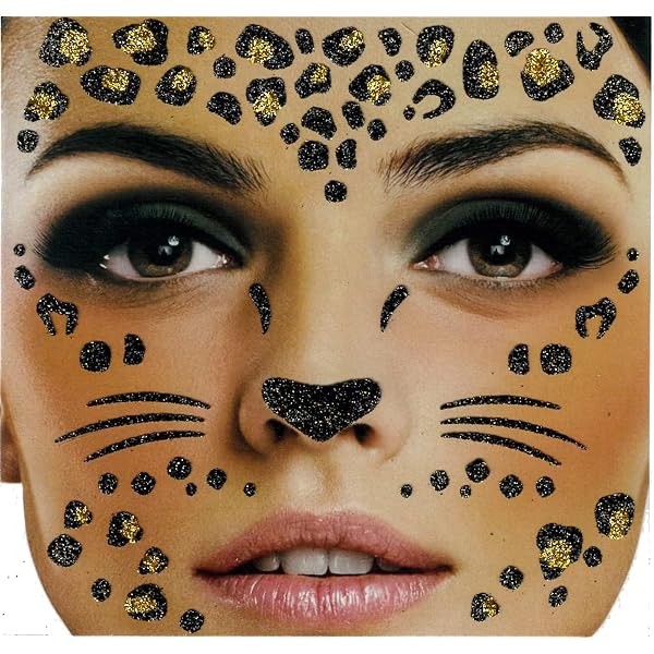 Hifot Leoparden-Kostüm-Set – 4-teilig Mit Ohrenhaarreif, Maske, Fliege & Schwanz – Cosplay & Halloween Für Damen Und Kinder