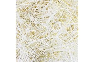 JRSHIRLEYLTD Papier de soie déchiqueté, 210 g, papier de soie déchiqueté, blanc et doré, pour boîtes cadeaux et sacs, remplissage et remplissage parfaits