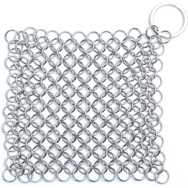 Pulore In Ghisa Con Anello Appeso Scrubber Per Cotta Di Maglia - Foto 7