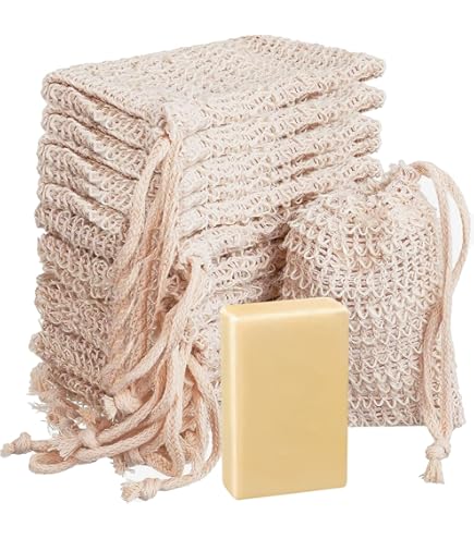 6 Portasapone In Bambù Naturale - Set Scatole Sapone Per Bagno Eco-Friendly - Foto 3