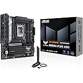 ASUS TUF GAMING B860M PLUS WIFI Intel mATX anakart, 12+1+2+1 80A DrMOS g&uuml;&ccedil; aşamaları, DDR5, PCIe 5.0, 3xM.2 yuvaları, WiFi 7,