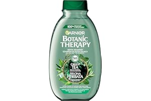 ‎GARNIER Garnier Botanic Therapy Zielona Herbata, Eukaliptus & Cytrus szampon do włosów normalnych z tendencją do przetłuszczania się, orzeźwia i oczyszcza, 400 ml