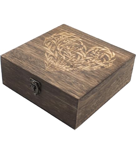 Boîte à Souvenirs En Bois 'Memories' - Coffret Avec Fermoir - Pour Lettres, Photos, Objets - 24x19x10cm